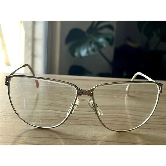 Vintage Revue Prescription Oversize Eyeglasses READ DESCRIPTION WEAR